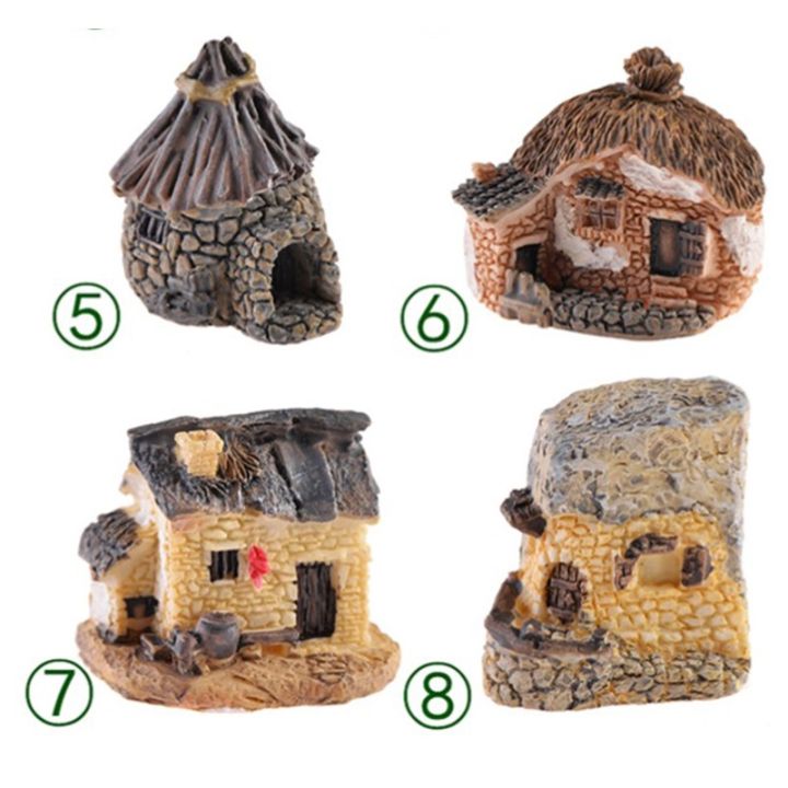 cw-village-stone-houses-miniature-gardening-landscape-bonsai-crafts-desk-ornaments-accessories-for-garden