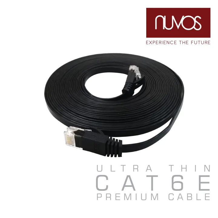 Nuvos Ultra-Thin Cat6E LAN Cable 20 ft | Lazada PH