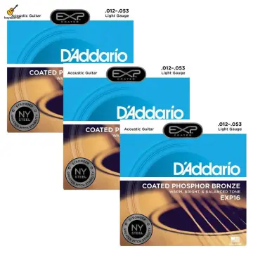 BYPL D addario EXP16 Coated Light Acoustic Guitar Strings Warm