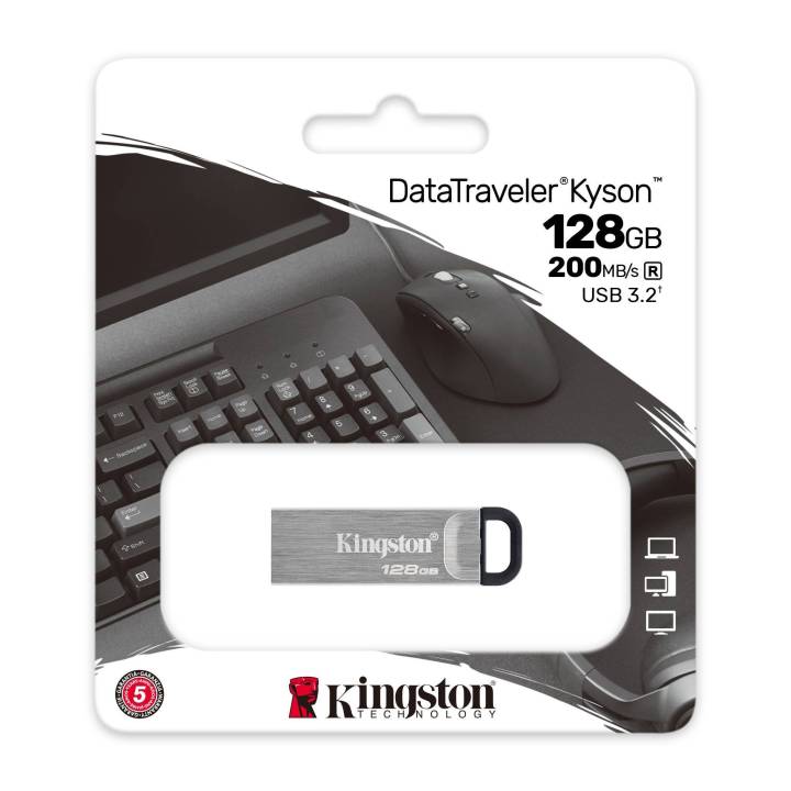 kingston-kyson-usb-a-3-2-gen1-flash-drive-128gb-ของแท้-ประกันศูนย์-5ปี