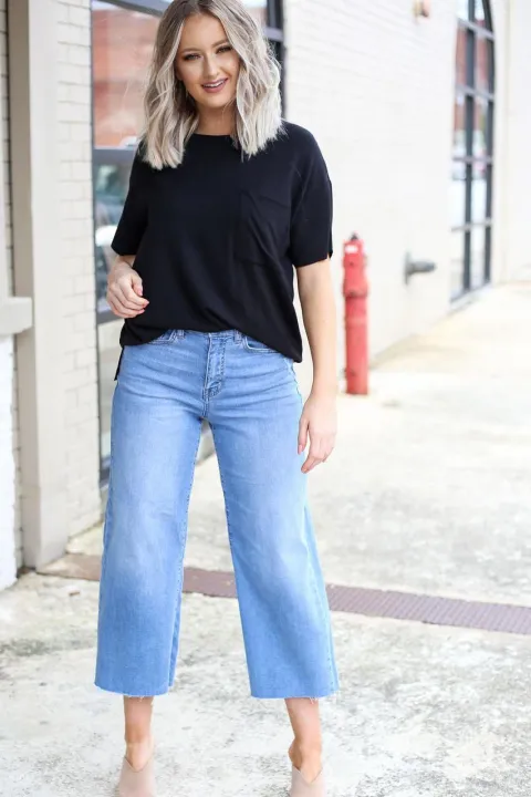 square pants jeans outfit