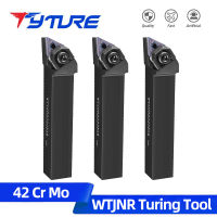 TYTURE WTJNR Pemegang Alat Berpaling Luaran WTJNR2020K16 WTJNR 1616H1 6 10ชิ้น WTJNL Larik Bar ซีเอ็นซีตัดเครื่องมือ