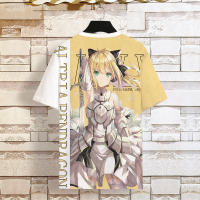 2023 NEW Fate Fgo My King Black Joan of Arc Saber Mens Loose Short Sleeve T-shirt brand new T-shirt