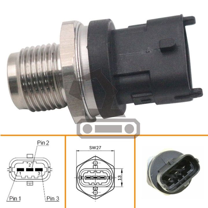 รถยนต์-toyota-yaris-เซ็นเซอร์แรงดันสูงเชื้อเพลิงคอมมอนเรล89458-02010-0281002708-corolla-luna-1-4-d4d-previa-r3-2-0