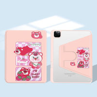 เคสลายใหม่ cute ช่องใส่ปากกาขวา air1/air2/gen5/gen6 9.7 gen10 air3 10.5/pro 10.5 Air4 Air5 10.9 gen7/gen8/gen9 10.2 เคส360องศา หมุนได้ Pro11