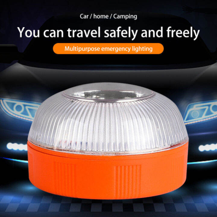 Rechargeable Led Car Emergency Light V16 Flashlight Magnetic Induction ...