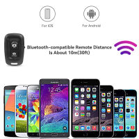 Bluetooth-compatible Wireless Remote Shutter Adapter Release Remote Selfie Accessory For Mobile Phone Control Photo Camera