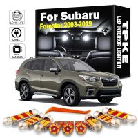 สำหรับ Subaru Forester 2003-2017 2018 2019ปราศจากความผิดพลาดของ Canbus ชุดไฟโดมภายในอ่านแผนที่ LED ของรถยนต์อุปกรณ์หลอดไฟ