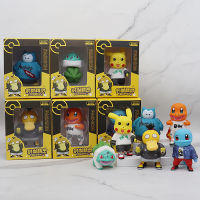 5 Generation 6 Pet Elf Anime Garage Kits Trendy Clothes Kachu Psyduck Charmander Pokémon Fashion Play