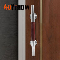 AOYIHOM Modern Minimalist Kitchen Cabinet Storage Pulls Red Brushed Furniture Handle Stainless Steel Bathroom Glass Door Knob