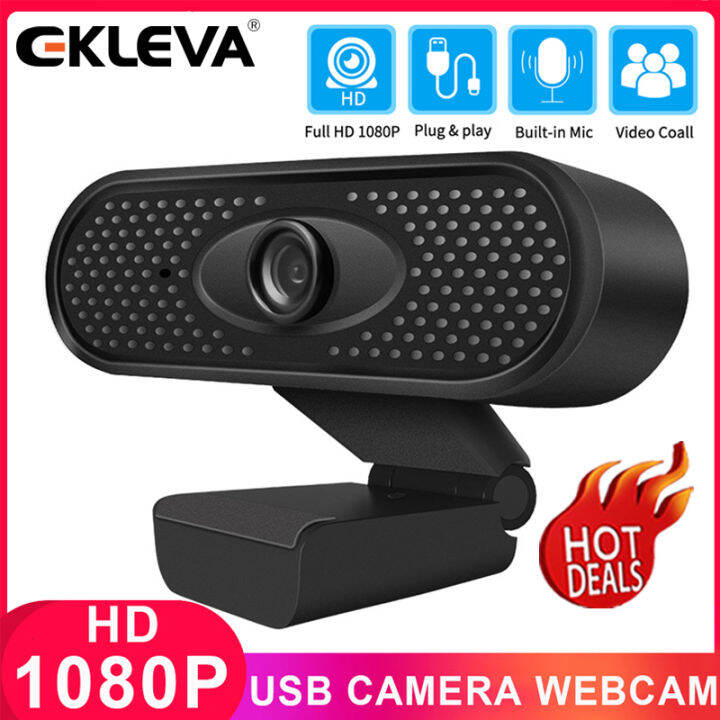 EKLEVA USB cam HD 1080P  USB Camera Manual Focus Computer Cam