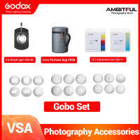 Godox อุปกรณ์ถ่ายภาพซีรีส์ VSA VSA-11C VSA-11T VSA-ID VSA-GS1 VSA-GS2 VSA-GS3 VSA-GS4สำหรับสปอตไลท์กรวยไฟสีสำหรับถ่ายภาพ VSA-36K VSA-26K