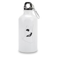 【CW】 Word of 2 Sport Bottle Aluminum Canteen  Cups Flask Humor Kettle