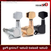 ✔▬☢ 6pcs Guitar Tuning Pegs Tuner Machine Heads with Logo Tuning Peg Machine Head Chrome-Gold-Black