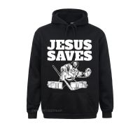 Hockey Goalie Jesus Saves Premium Men Prevailing Fitness Hoodies Summer Fall Sweatshirts Geek Long Sleeve Hoods Size Xxs-4Xl