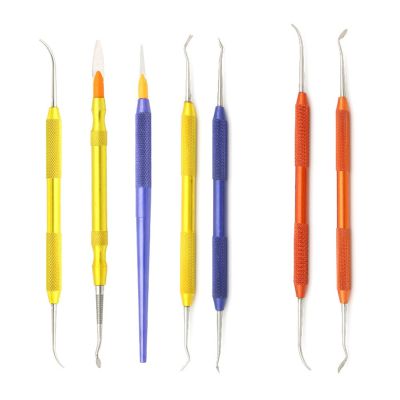 Wax Plaster Carving Dental Lab Wax Plaster Carving Stainless Steel Colorful  Set On Stone Model Work And Wax Caving
