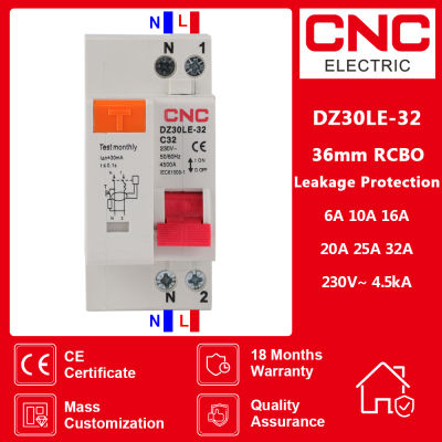 DZ30LE-32 CNC แบบ1P N 230V MCB