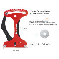 เครื่องวัดความตึงแบบ GUDE001อุปกรณ์จักรยานพูดได้สำหรับซี่ล้อจักรยานเสือหมอบ MTB ตัวแสดงการตรวจสอบเครื่องมือซ่อมแซมซี่ล้อจักรยาน