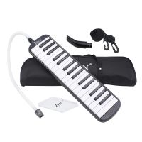 เครื่องดนตรี Melodica Pianica,เครื่องดนตรีพร้อมกระเป๋าหิ้วเครื่องดนตรี32คีย์เปียโนสำหรับผู้เริ่มเรียนเริ่มต้นเป็นของขวัญสำหรับเด็ก