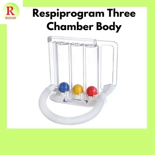 Spirometer Respiprogram Three Chamber Body For Breathing Lung Exerciser ...