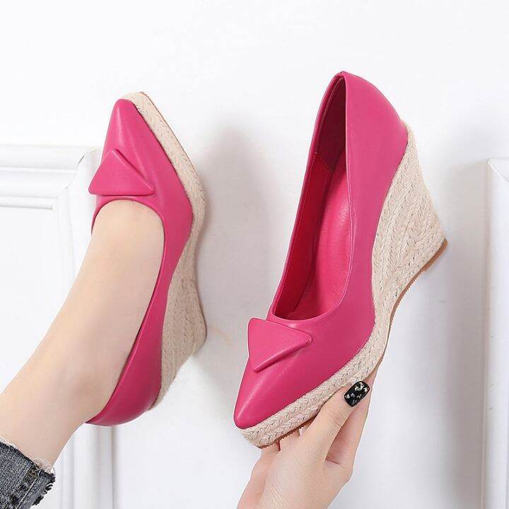 new-high-thick-wedge-bottom-with-shallow-mouth-single-shoes-female-thick-with-straw-rope-bottom-big-yards-of-shoes