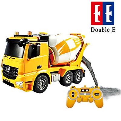 รถบังคับวิทยุ Mercedes Benz Arocs Cement Mixer Double E – E528-003 ขนาด 1:20 ตัวโม่หมุนได้ มีเสียง มีไฟขณะเล่น