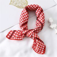 【CC】●☈  Silk Hair Scarf Small Neck 2022 Designer Print Foulard Scarves Bandana Kerchief  Tie