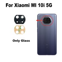 ใหม่ดั้งเดิมสำหรับ Xiaomi Mi 10T Lite 5G 10i ด้านหลังเลนส์กล้องถ่ายรูปกระจกพร้อมกาวสติ๊กเกอร์กาวอะไหล่ทดแทน M2007J17G