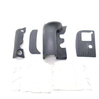 For Nikon D800 D800E Body Rubber Cover Grip + Bottom + Rear Thumb + FX Side Rubber Camera Repair Spare Part Unit Black Rubber