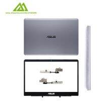 New Laptop LCD Back Cover For ASUS A411U X411U Front Bezel Hinges Palmrest Bottom Case Hinge Cover A B Case Blue