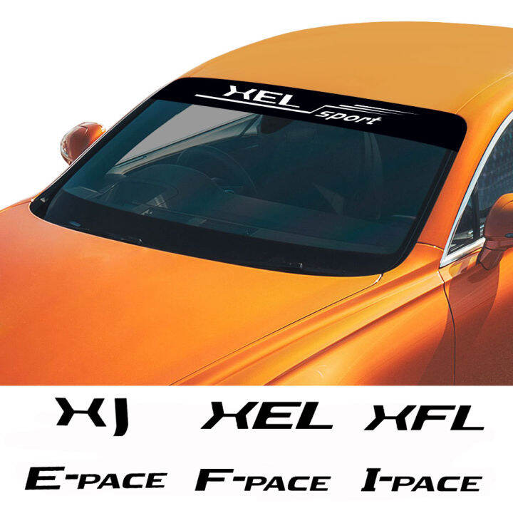 1Piece Waterproof Vinyl Car Front Rear Bumper Windshield Sticker Protection Badge Auto