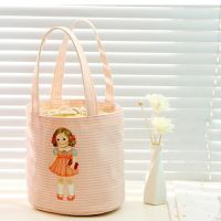 Cute Girls Thermal Insulated Bags Tote Cooler Bag Bento Lunch Box Storage Case