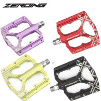 ZEROING Bike Pedal Ultralight Seal Bearings Anti-slip Pedals Road BMX Mtb Cycle Pedals Flat Platform Bicycle Parts Accessories