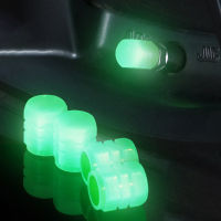 【cw】Universal Luminous Tire Valve Cap Car Wheel Hub Glowing Dust-proof Decorative Tyre Rim Stem Covers Applicable Motorcycle Bike