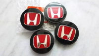 HONDA WHEEL CAP 6.8 , 5.6 CM FOR CITY , JAZZ , ACCORD , CIVIC , HRV , CRV , BRV โลโก้ฝาดุมล้อ ฮอนด้าแดง