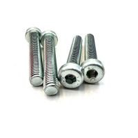 Class 8.8 blue and white zinc trivalent DIN7984 low head hexagon socket screws Thin head cylindrical head machine screws M4-M12 Nails Screws Fasteners