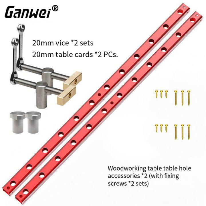 Ganwei Track Splicing Board Quick Hold Down Clamp Kit Workbench Table