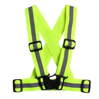 Security Adjustable Safety Vest High Visibility Reflective