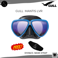 GULL - MANTIS LVR ?แถมฟรี Mask Strap มูลค่า 290 บาท หน้ากากดำน้ำเปลี่ยนเลนส์สายตาได้ Scuba Diving Mask