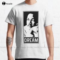 Martin Luther King Dream T-Shirt Classic T-Shirt Yellow Shirt Custom Gift Breathable Cotton Fashion Tshirt Summer  Xs-5Xl Unisex