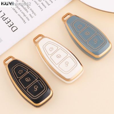 Fashion TPU Car Remote Key Case Cover Shell For Ford Fiesta Focus 3 4 Mondeo Ecosport Kuga Focus ST Protector Accessories