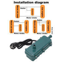 กระจกทำความร้อนสำหรับรถ,เครื่องทำความร้อนเครื่องยนต์ EU 250V พร้อมขั้วต่อ T สำหรับมอเตอร์ไฟฟ้า1.8 Eu2.5l คาราวานเรือตั้งแคมป์