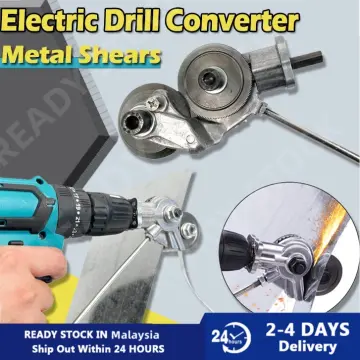 Electric Drill Plate Cutter Metal Sheet Cutter Tool Free Cutting Tool  Nibbler Sheet Metal Cut Plate Punch Scissors Dropshipping