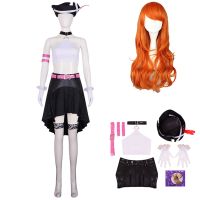 【LZ】▤  Vermelho Nami Cosplay Traje para Mulheres Cartoon Movie FILM Peruca Acessórios Trajes de Halloween