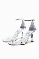 2023 Summer New Open Toe Slim Heel Sandals Womens Square Head Button Strap Sexy Versatile High Heel Shoes