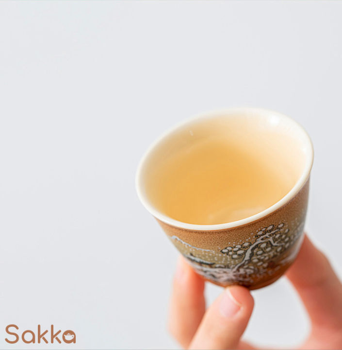 กาน้ำชา-พร้อมถ้วยชา-6ใบ-ชุดน้ำชา-ที่กรองชารูปแบบโม่หิน-เครื่องชงชากึ่งอัตโนมัติ-แก้วชงชา-ชุดชงชา-ที่ชงชา-กาน้ำชาแบบจีน-กาน้ำชาเซรามิค-กาน้ำชาแบบกรอง
