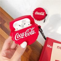 เคสหูฟังบลูทูธไร้สาย ซิลิโคนนุ่ม Coca cola ลายโค้ก สําหรับ Airpods 1 2 3 pro