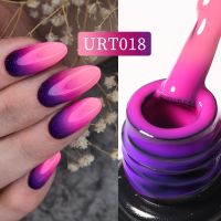 UR SUGAR Thermal Ultra thin Nail Gel Polish 3 Layers Temperature Changing Gel Varnish Soak Off UV Led Nail Art Manicures