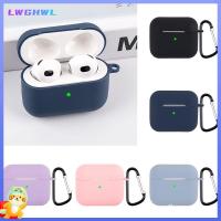 LWGHWL ความเรียบง่าย ชุดหูฟังป้องกัน หูฟังบลูทูธ 3rd สำหรับ Apple airpods 3 เคสกันกระแทก ซิลิโคนครอบป้องกัน