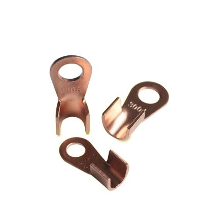 10Pcs/Lot OT 10A-80A Series Copper Nose Open Connecting Cable Connector Terminal Crimping Ring Cable Wire Terminal Electrical Connectors